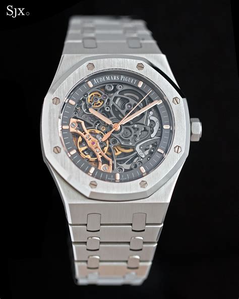 audemars piguet royal oak clasp|Audemars Piguet royal oak openworked.